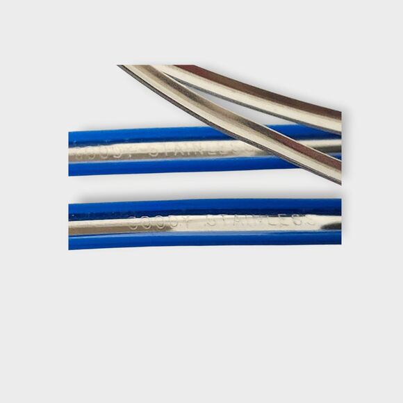 2 Goody Stay Tight Vintage Vtg Clasp Clip‎ Hair Barrettes 2.5” USA BLUE main image 7